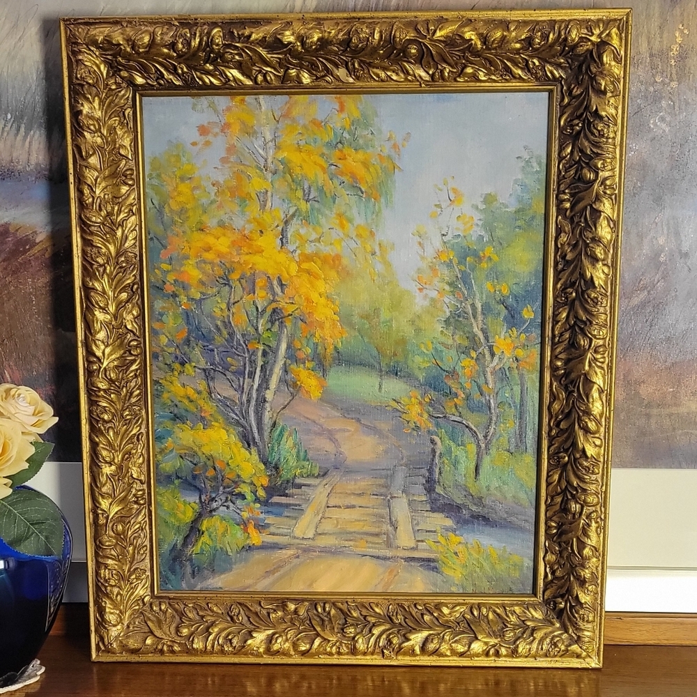 Wonderful Original Oil On Board Signed And Professionally Framed.